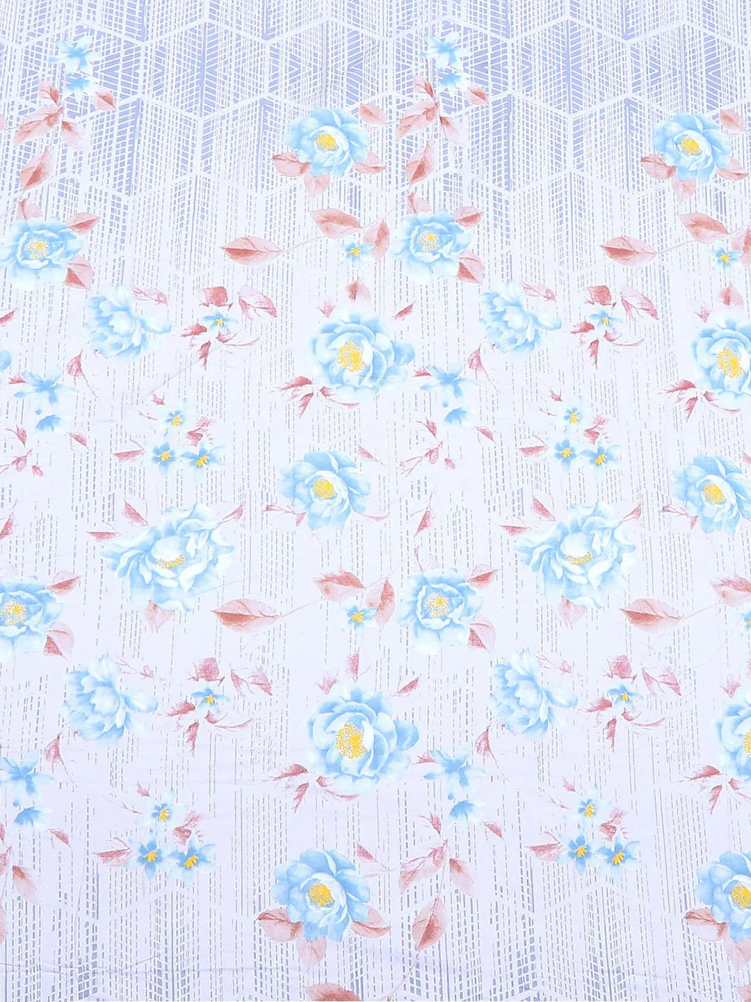 104 TC Cotton Double Bedsheet with 2 Pillow Covers