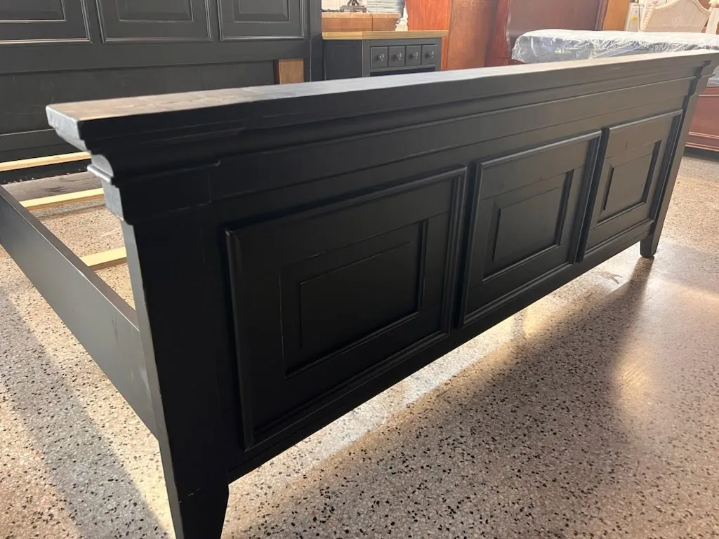 3 Piece Black King Bed Set