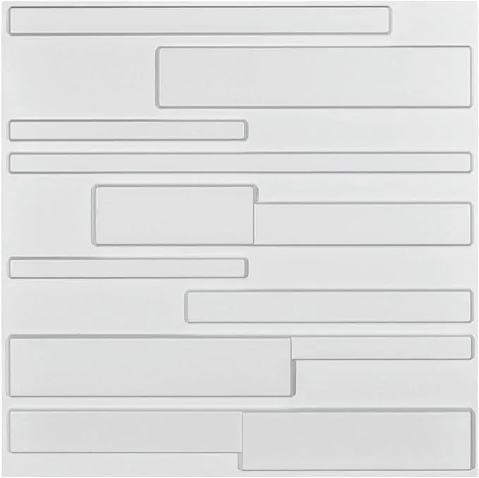 3D Modern Design Blocks Wall Mounted PU Padded Wall Panels, light weight and fire resistant, easy DIY