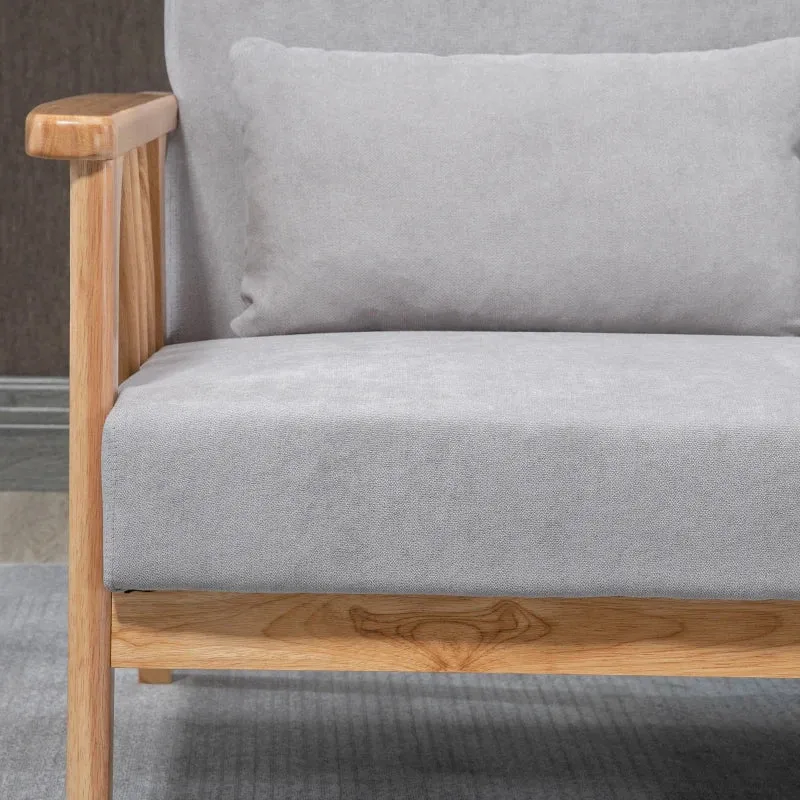 55" Modern 2 Seater Couch - Gray