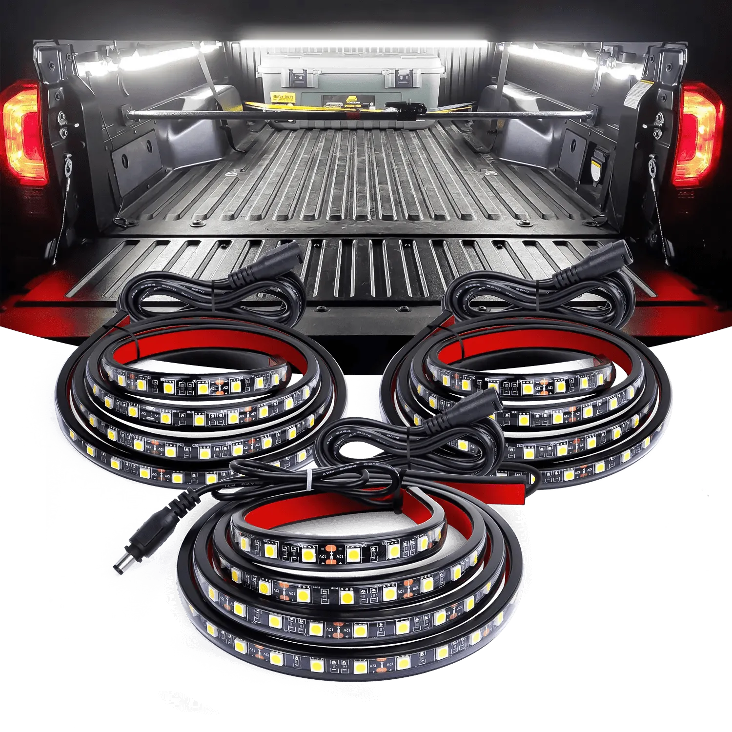 60 Inch 270Leds LED Bed Light Strip 3PCS