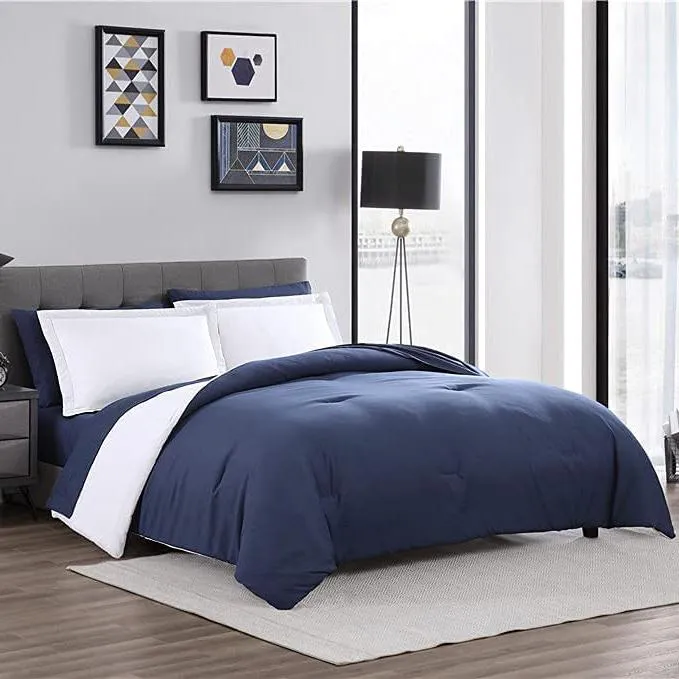 7-Piece Set: Chestnut Reversible Bed in a Bag Bedding Collection