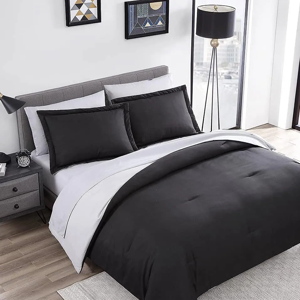 7-Piece Set: Chestnut Reversible Bed in a Bag Bedding Collection