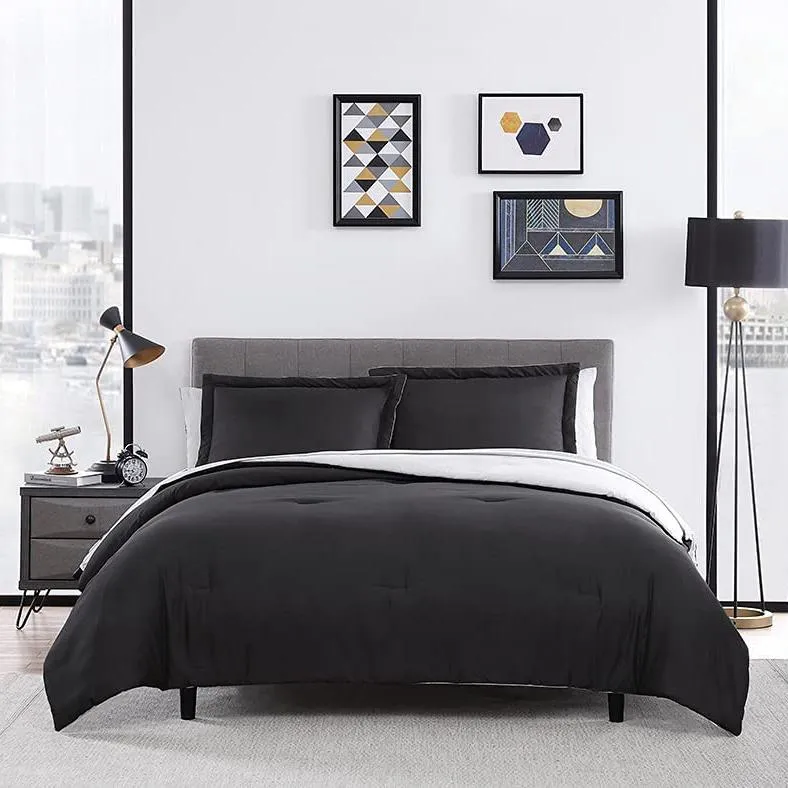 7-Piece Set: Chestnut Reversible Bed in a Bag Bedding Collection