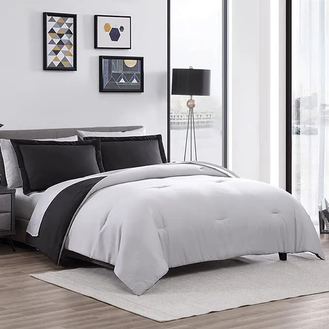 7-Piece Set: Chestnut Reversible Bed in a Bag Bedding Collection