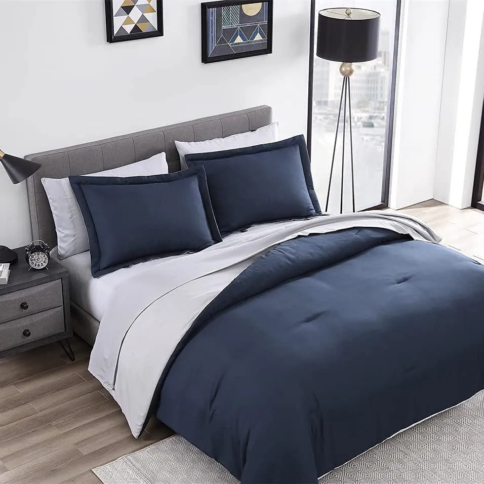 7-Piece Set: Chestnut Reversible Bed in a Bag Bedding Collection