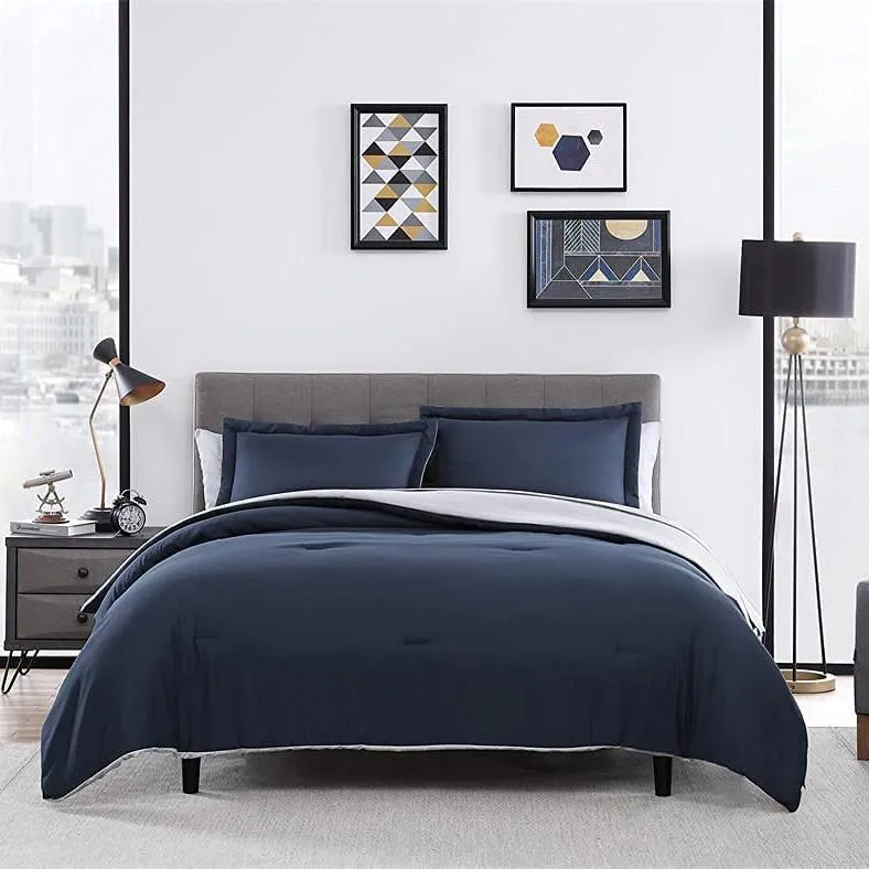 7-Piece Set: Chestnut Reversible Bed in a Bag Bedding Collection