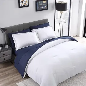 7-Piece Set: Chestnut Reversible Bed in a Bag Bedding Collection