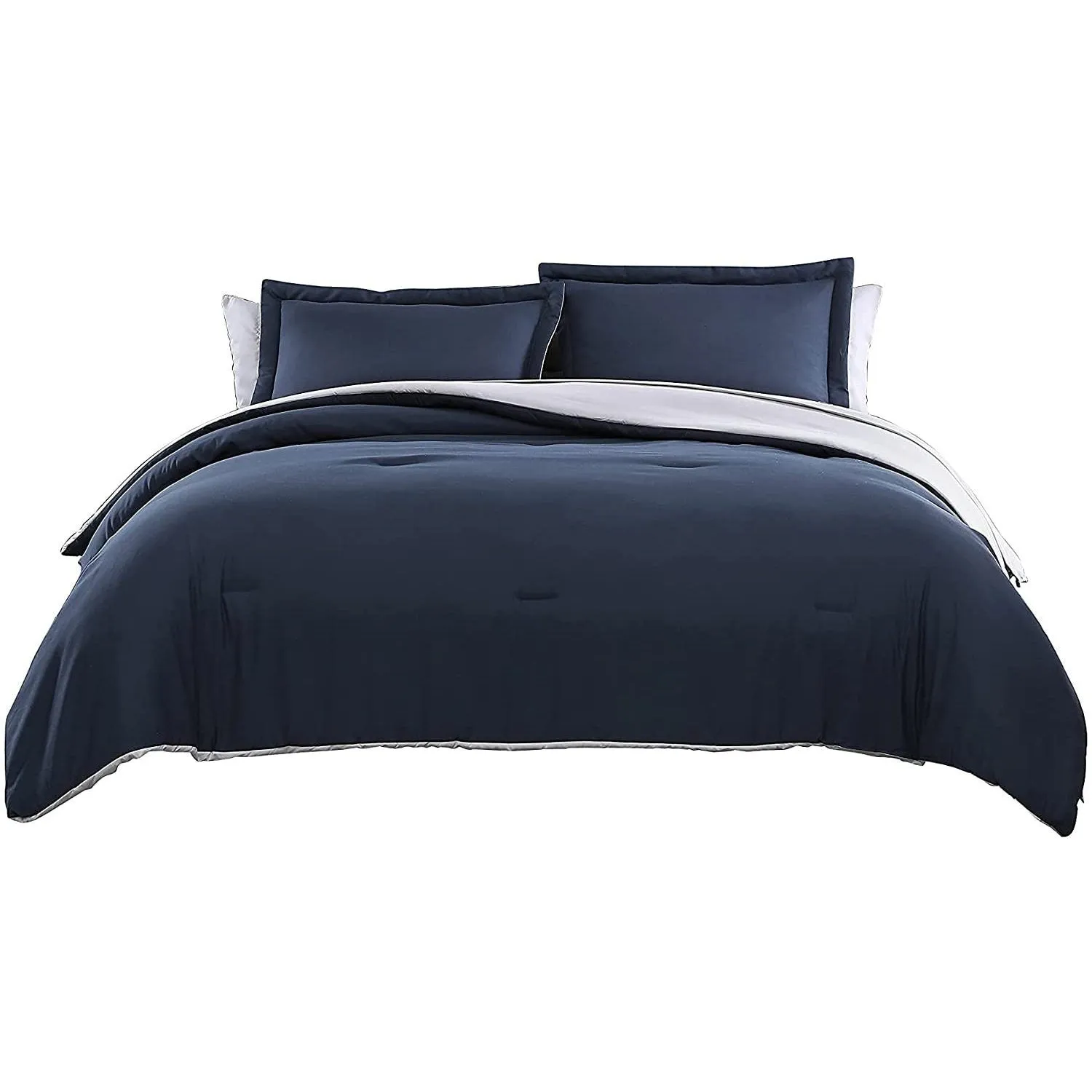7-Piece Set: Chestnut Reversible Bed in a Bag Bedding Collection