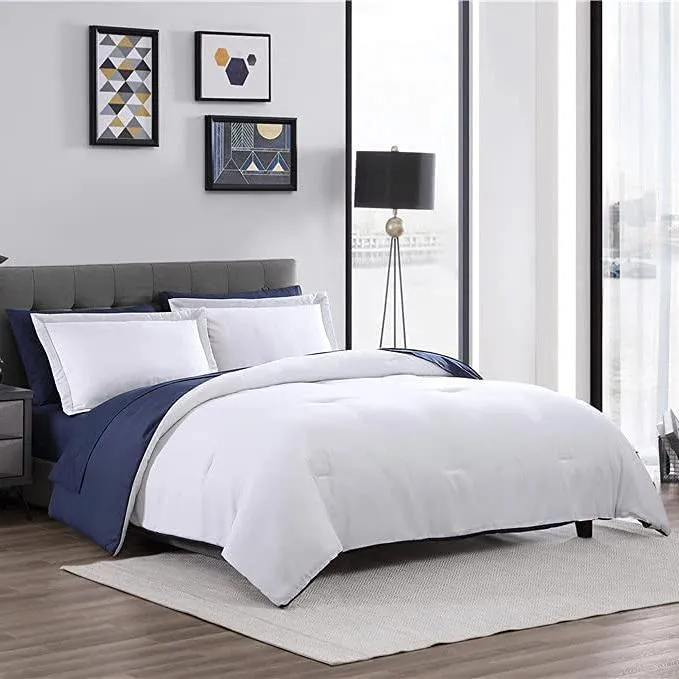7-Piece Set: Chestnut Reversible Bed in a Bag Bedding Collection