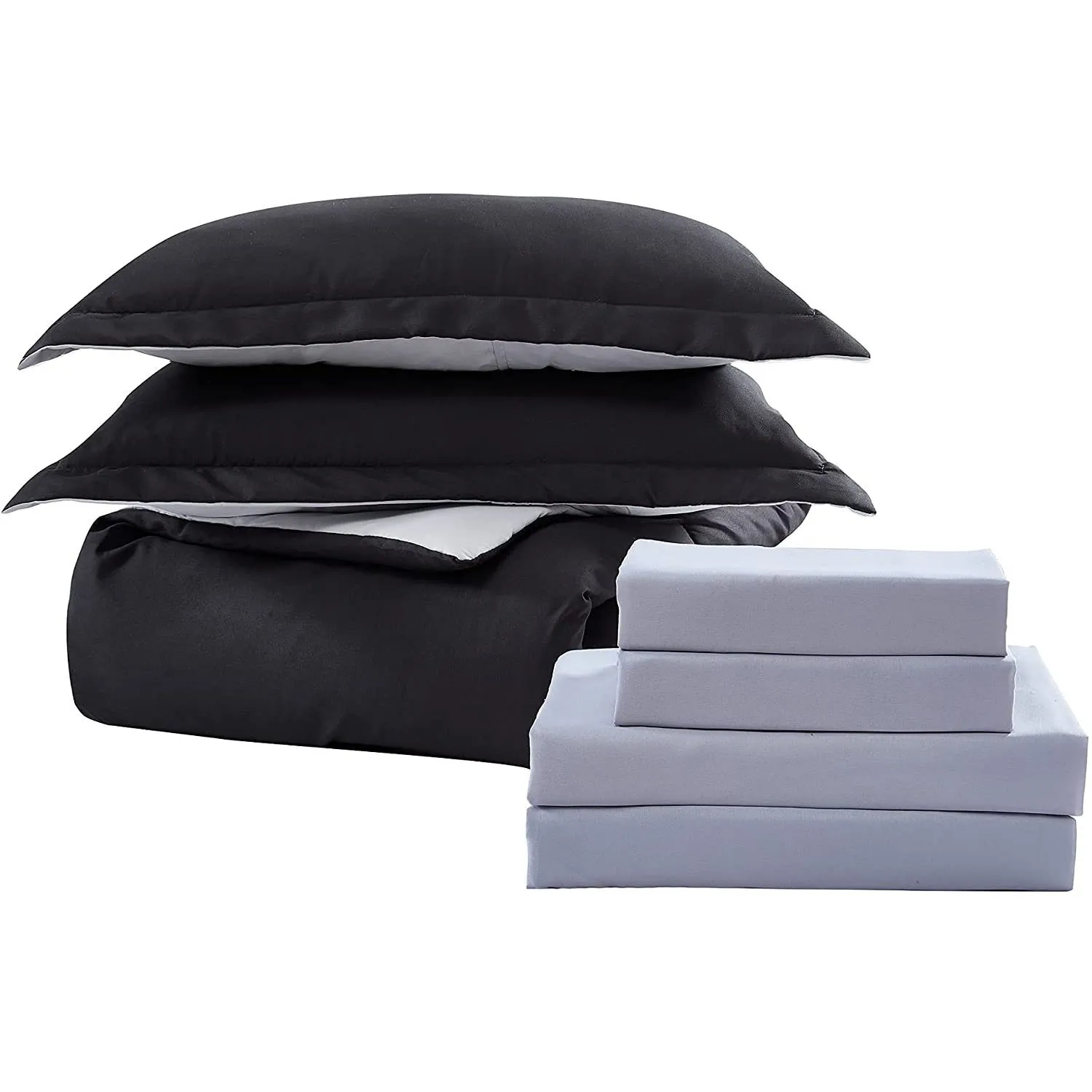 7-Piece Set: Chestnut Reversible Bed in a Bag Bedding Collection