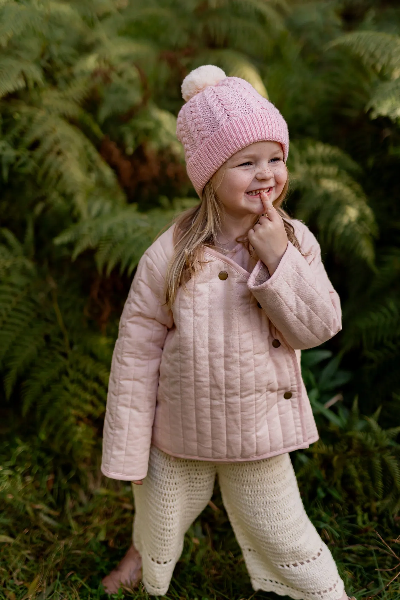 Acorn Copenhagen Merino Beanie Pink
