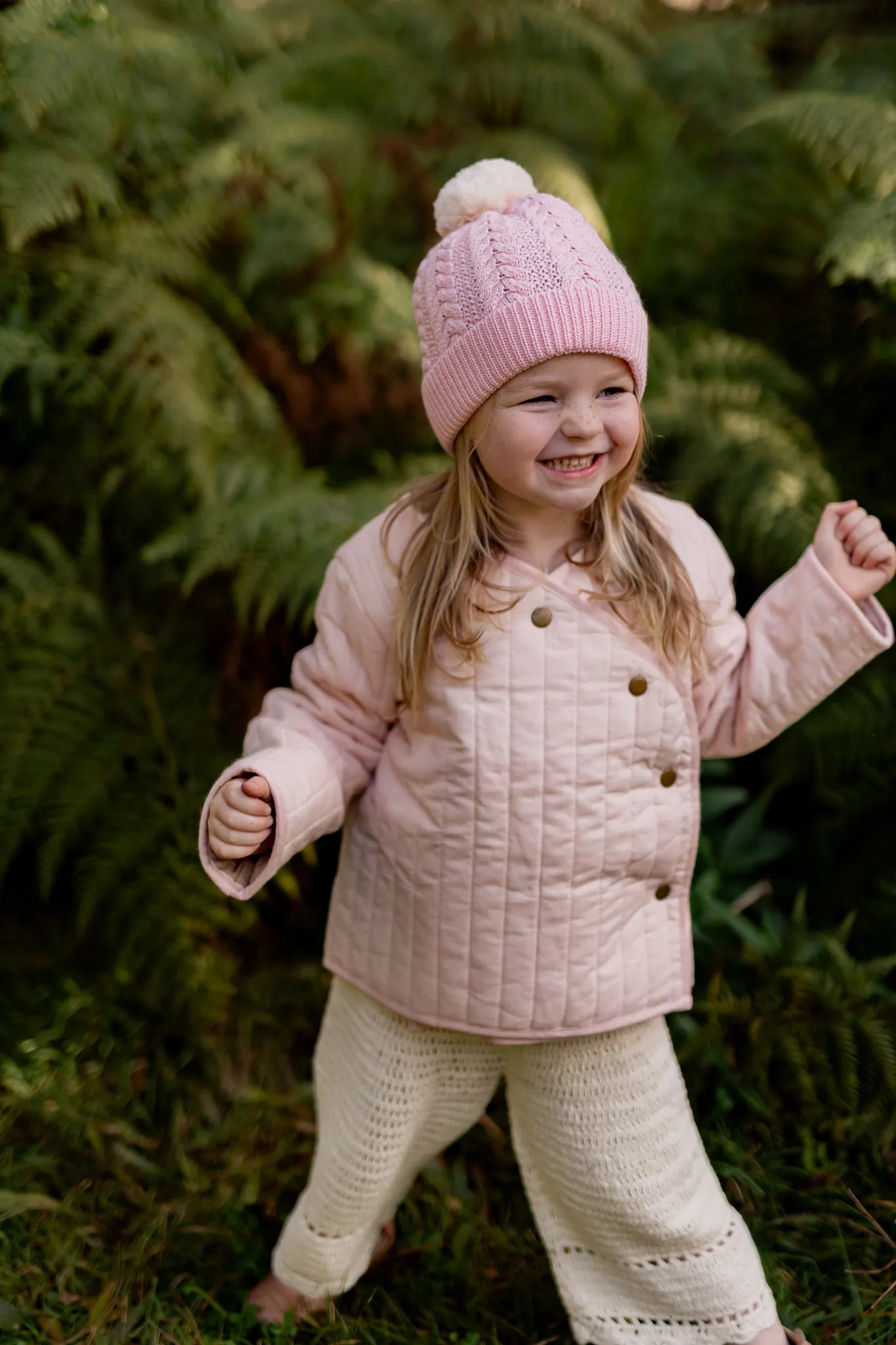 Acorn Copenhagen Merino Beanie Pink