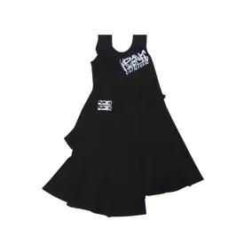 Assemblage Bias-Cut Two Way Wrap Dress Black