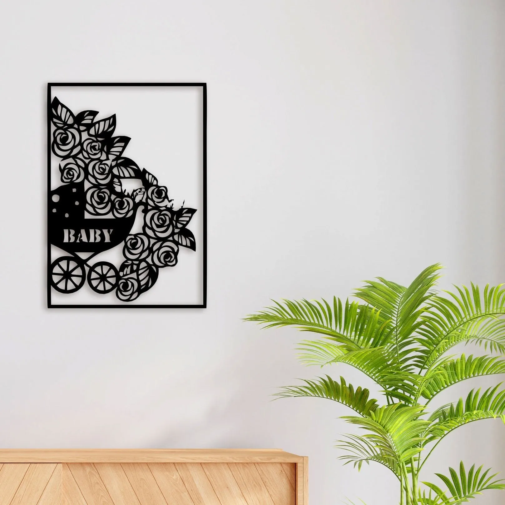 Baby Gift Metal Wall Art