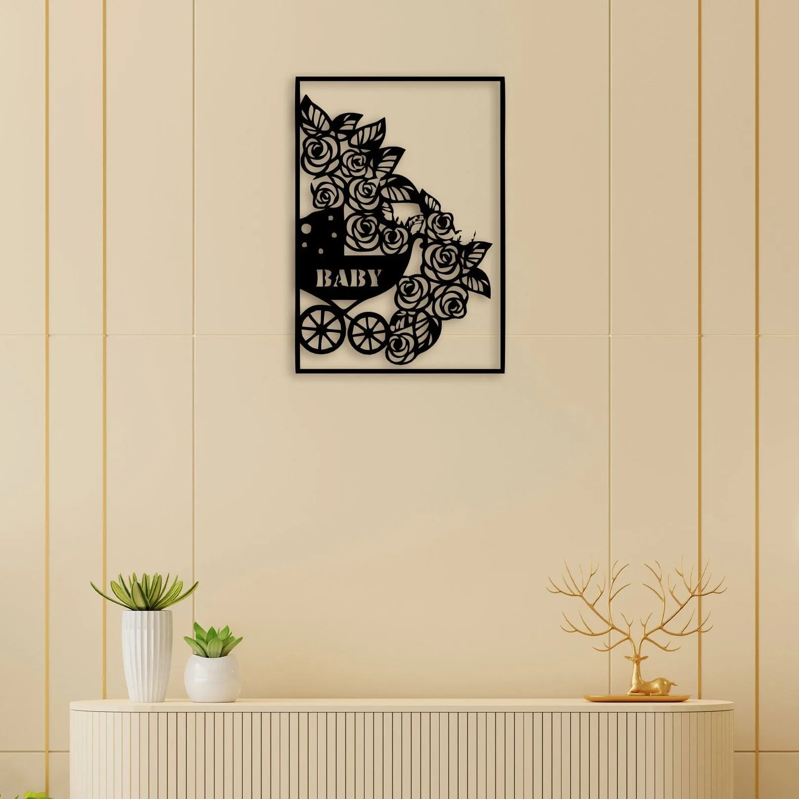 Baby Gift Metal Wall Art