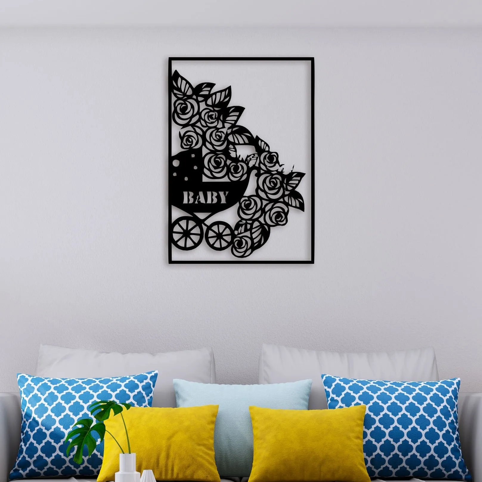 Baby Gift Metal Wall Art