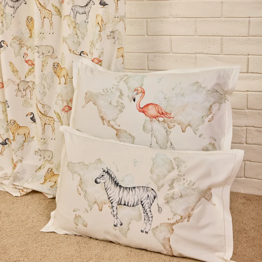 Baby It's a Wild World Main Print  Single/ Double/ King Bed Sheet Set