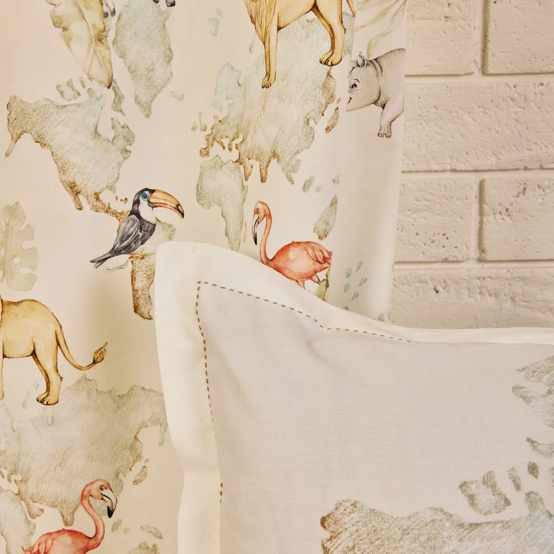 Baby It's a Wild World Main Print  Single/ Double/ King Bed Sheet Set