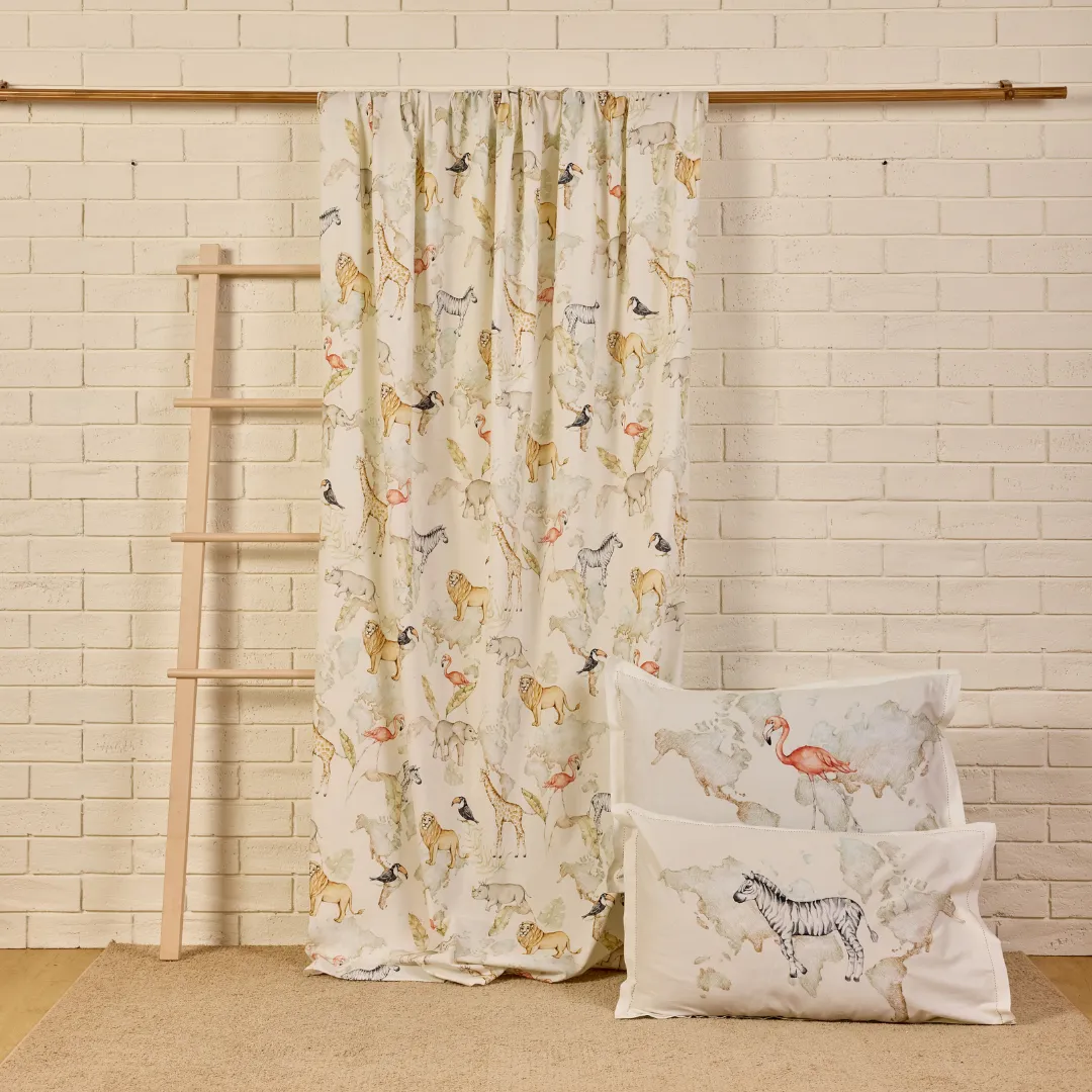 Baby It's a Wild World Main Print  Single/ Double/ King Bed Sheet Set