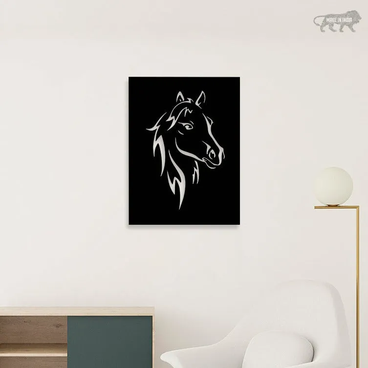 Beautiful Horse Face Metal Wall Art