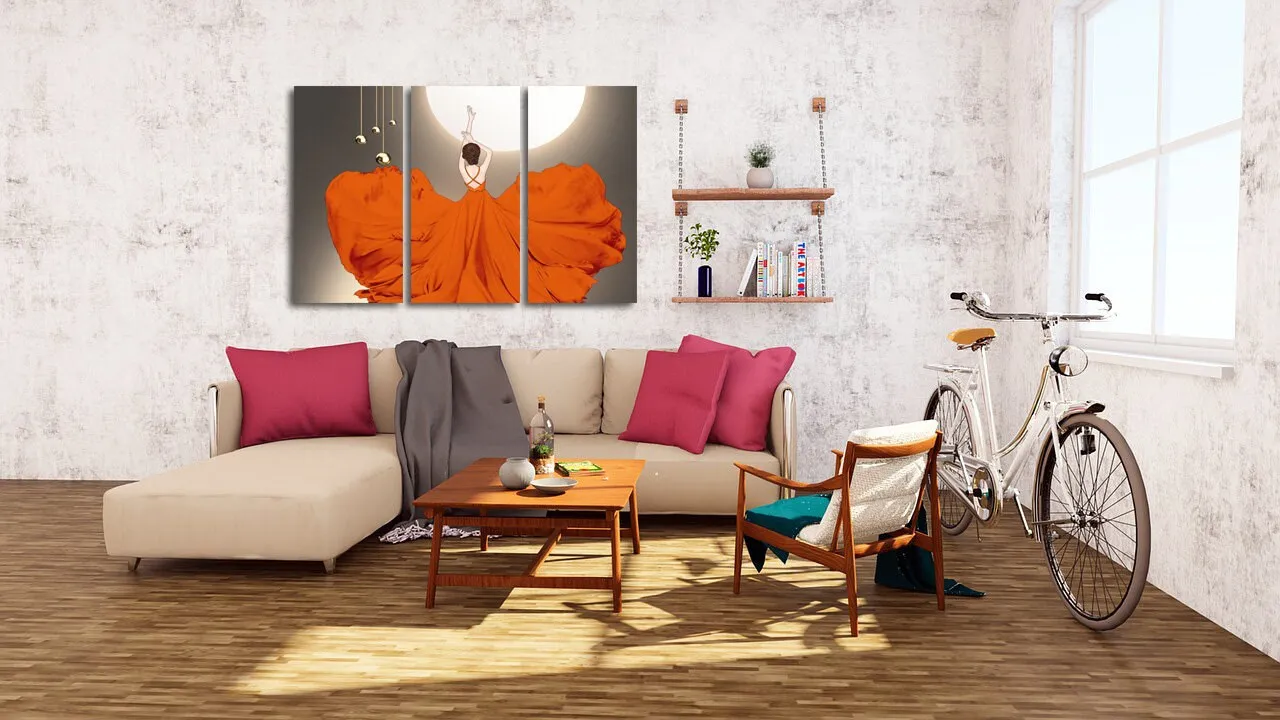 Beautiful woman extra large wall art canvas painting, vogue trendy wall art pop art canvas bedroom wall decor