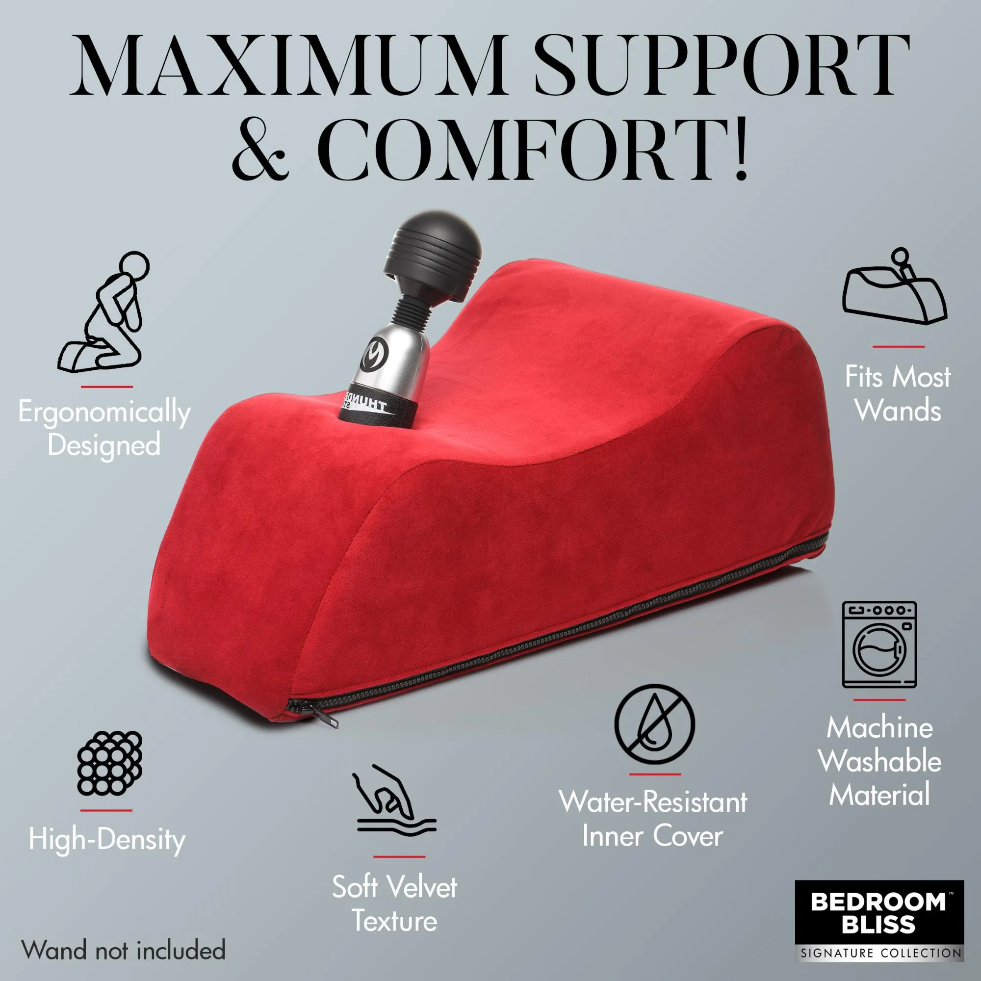 Luxury Bedroom Bliss Deluxe Wand Saddle – Ultimate Comfort & Support for Enhanced Relaxation