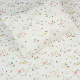 Bedsheet Set - Organic Snuggle Bunny - Single/Double Bed Sizes Available