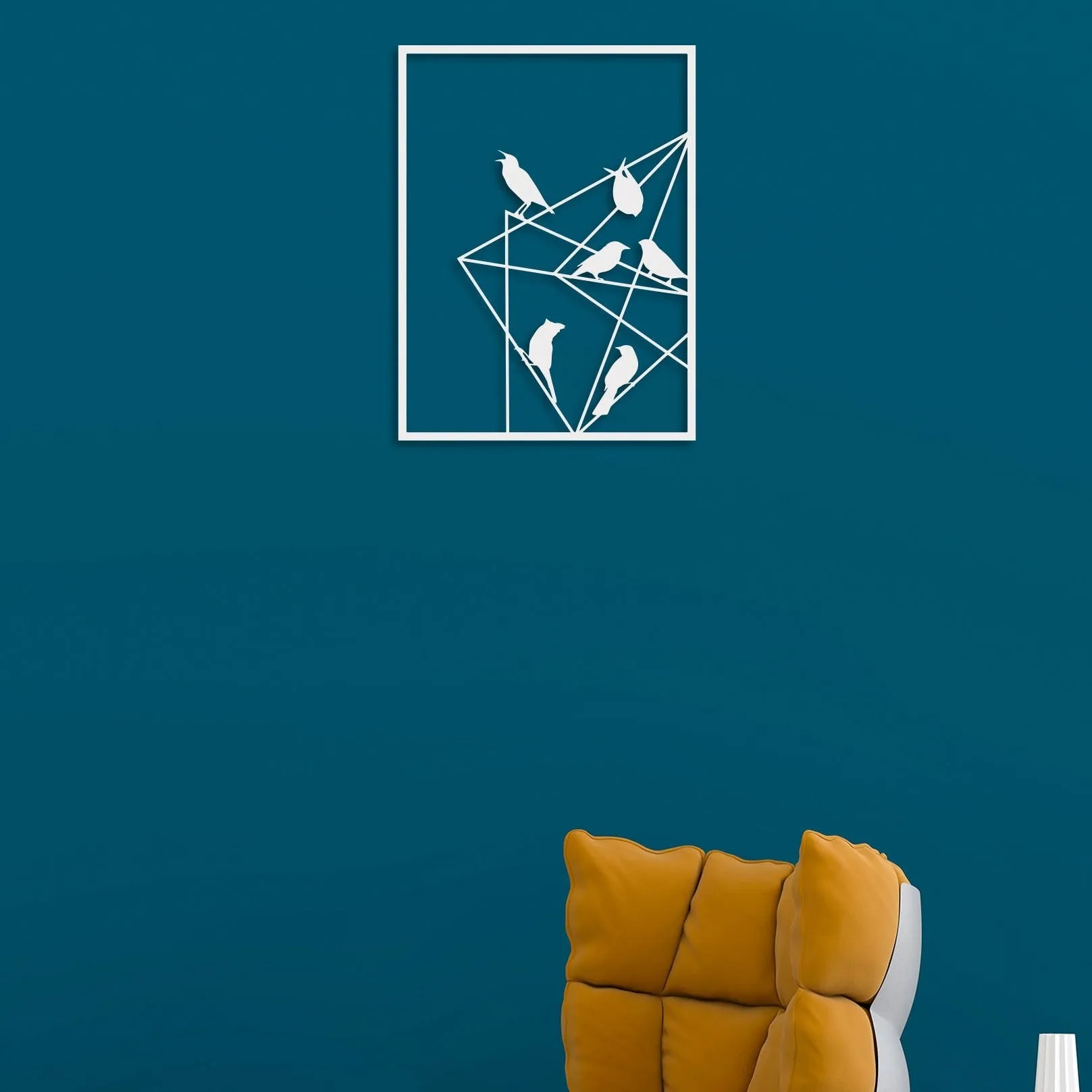 Bird Talking Metal Wall Art