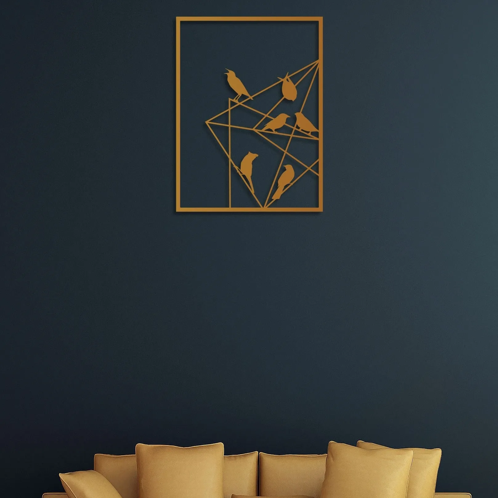Bird Talking Metal Wall Art