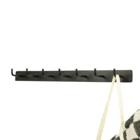 Black Wall Hook Bar