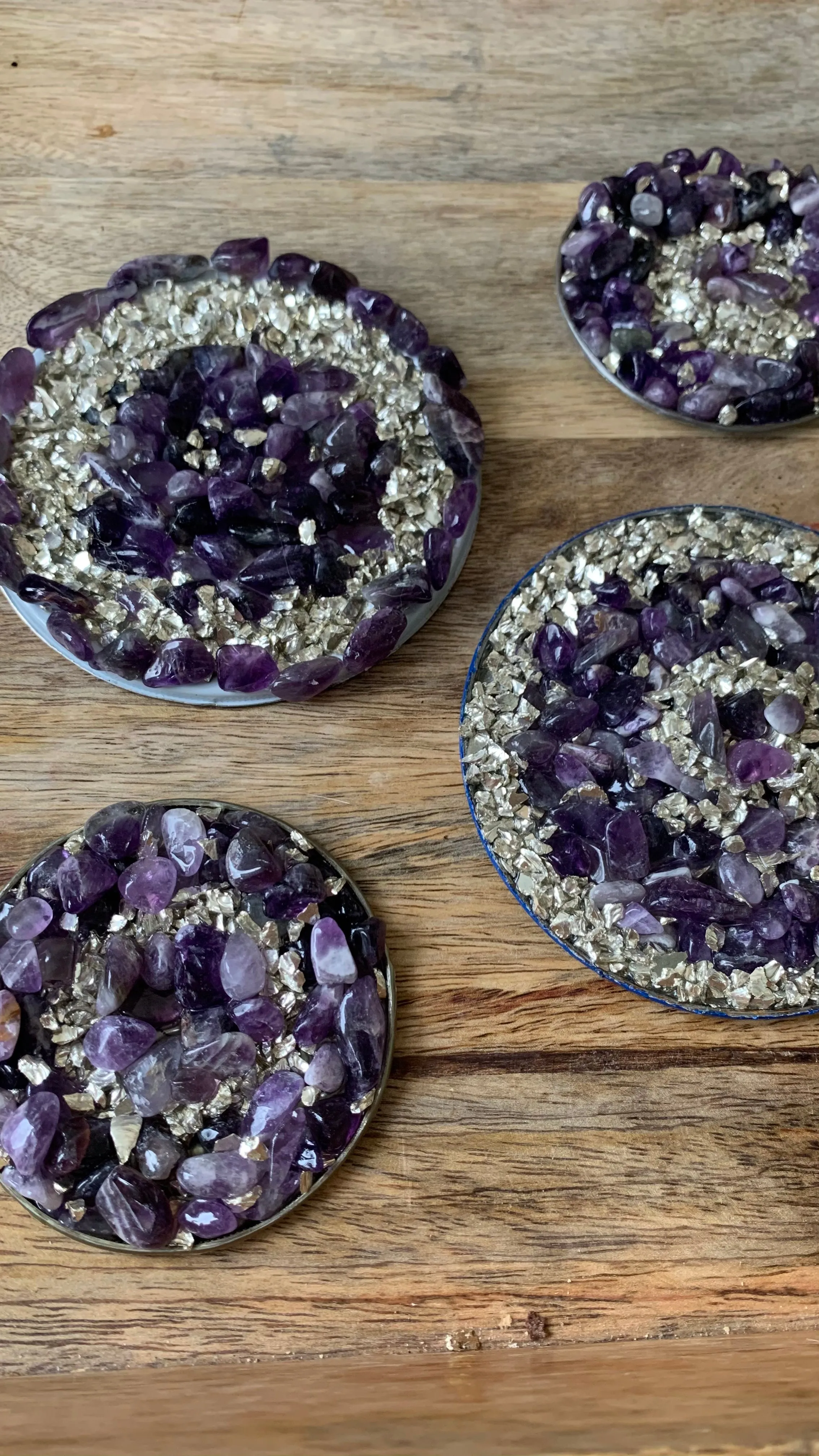 Boho Amethyst Medallion Art