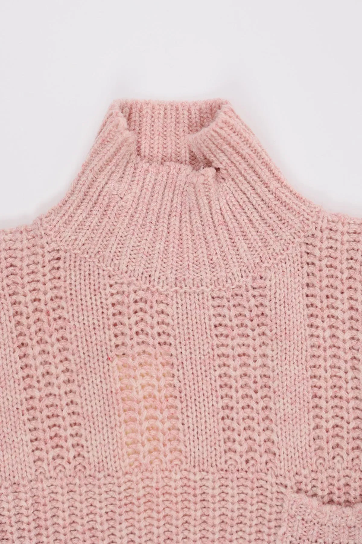 Broken Fisherman Turtleneck - Quartz
