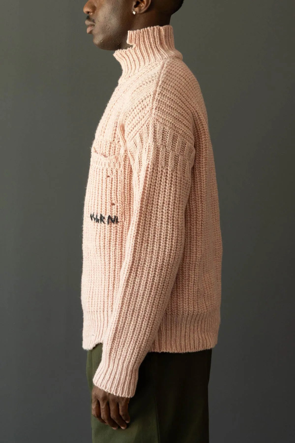 Broken Fisherman Turtleneck - Quartz
