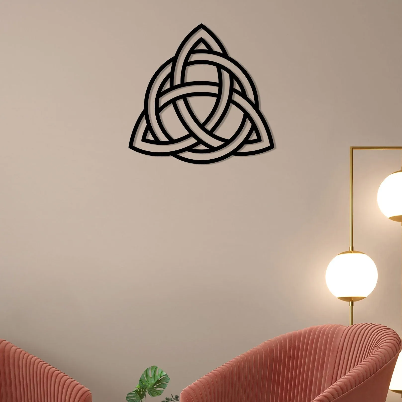 Celtic Knot Metal Wall Art