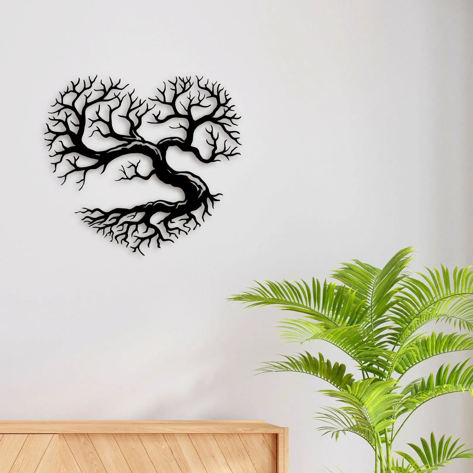Dried Tree Metal Wall Art