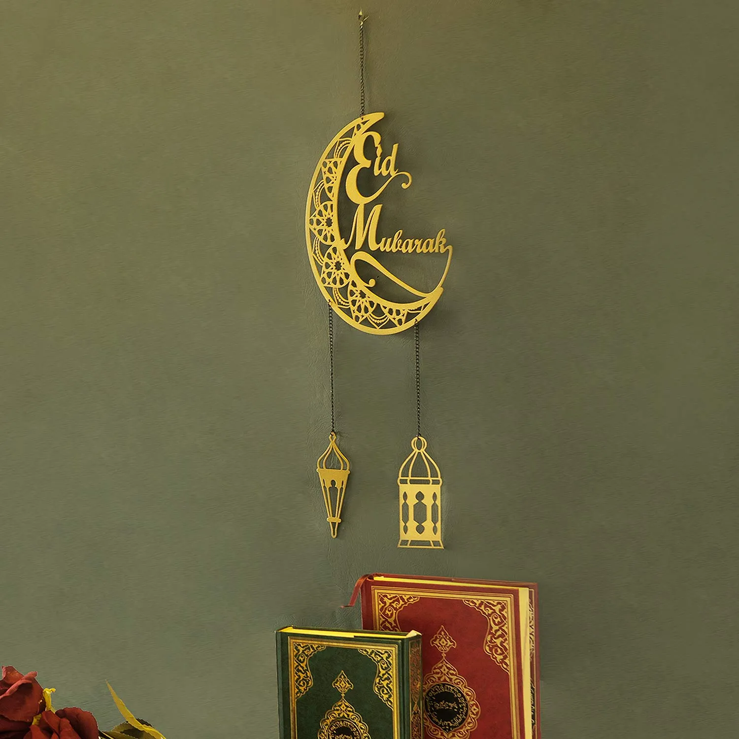 Eid Mubarak Metal Wall Decor - WAMH104