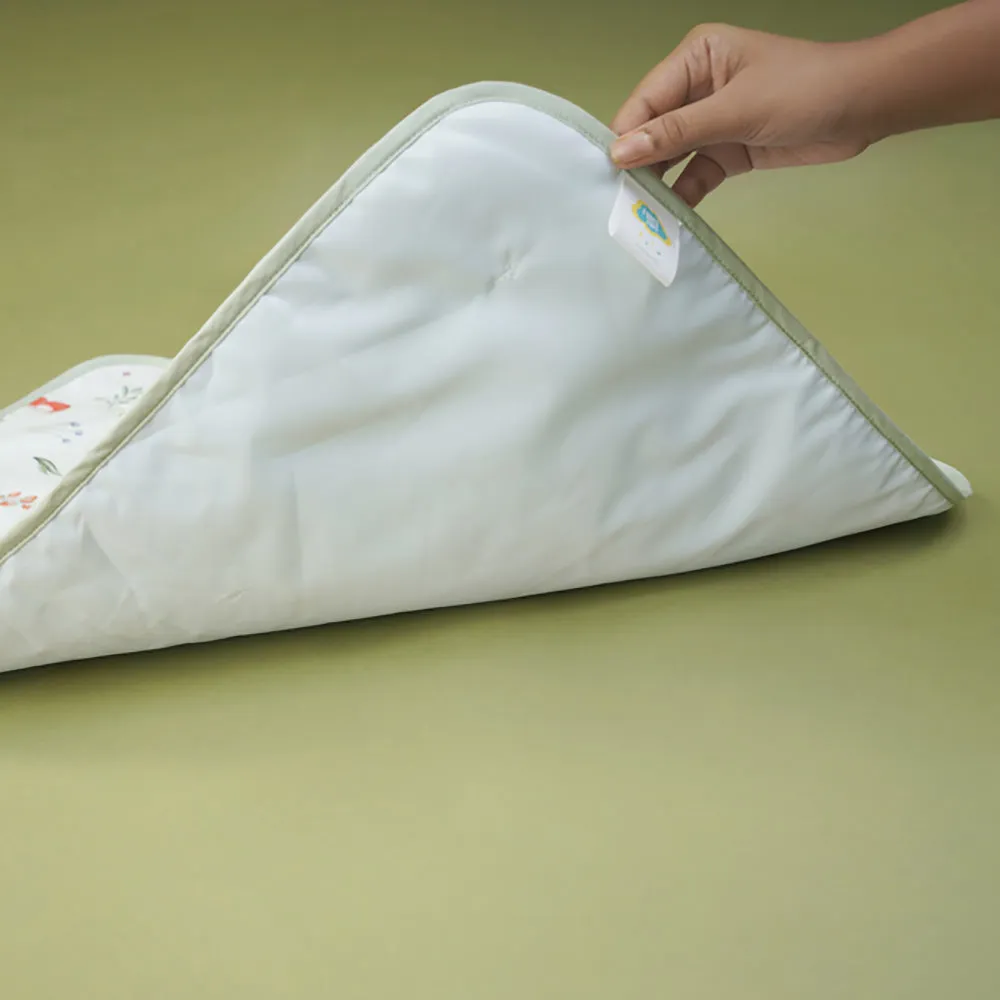 Fancy Fluff Organic Bed Protector - Woodland