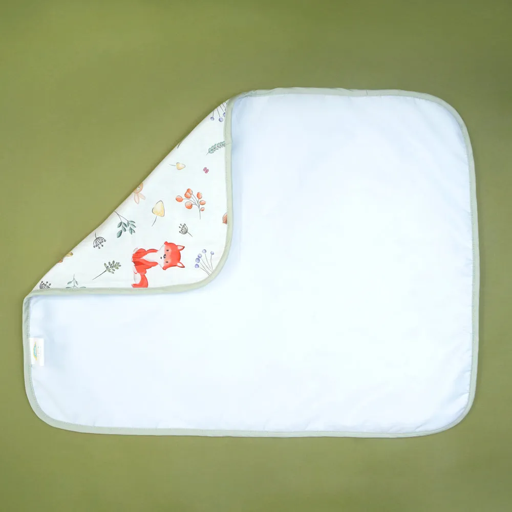 Fancy Fluff Organic Bed Protector - Woodland