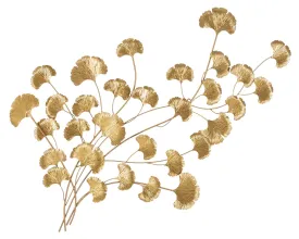 Floating Golden Leaf Wall Decor