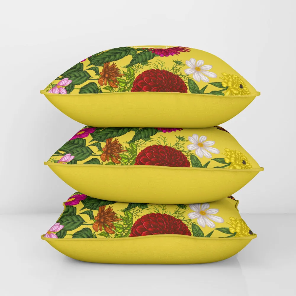 Floral Flutter Cushion Cover