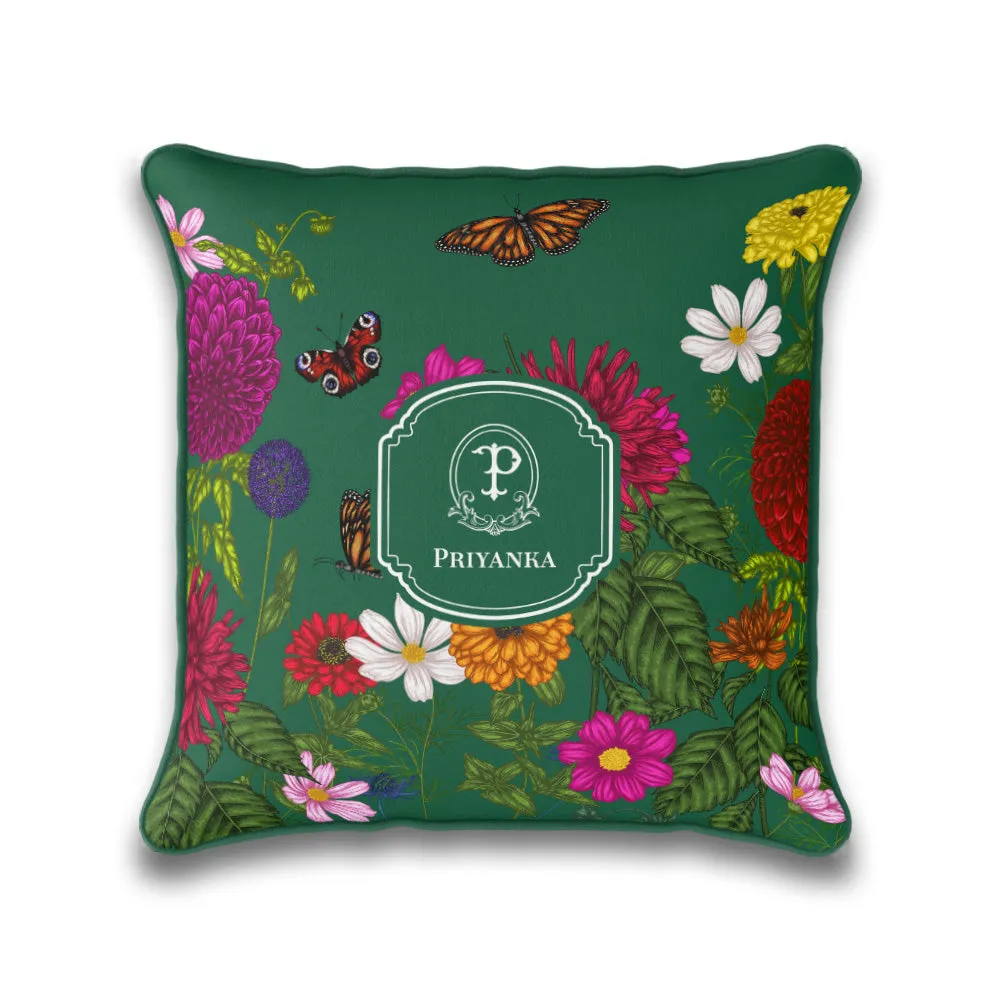Floral Flutter Cushion Cover