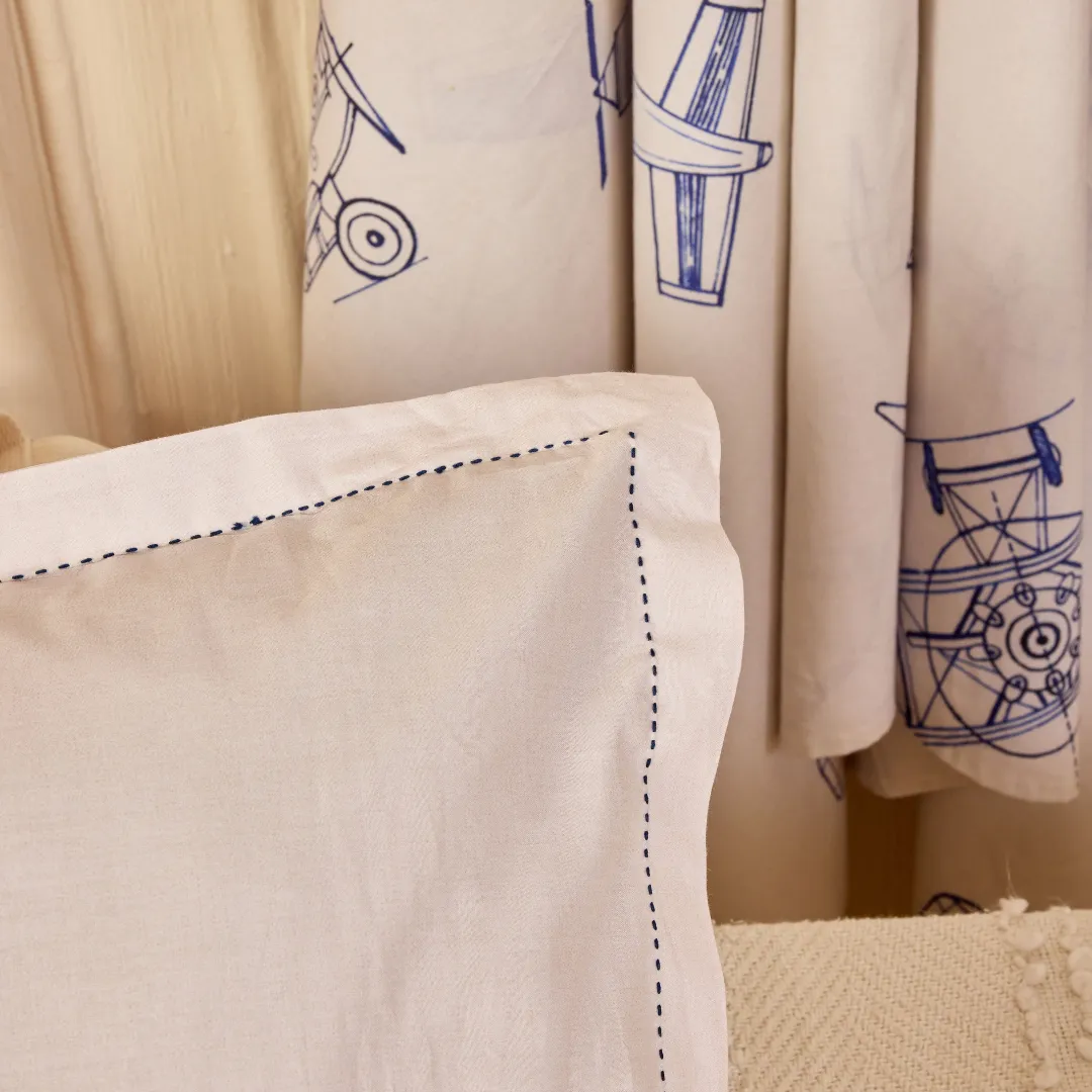 Fly Away With Me Main Print  Single /Double/ King Bed Sheet Set