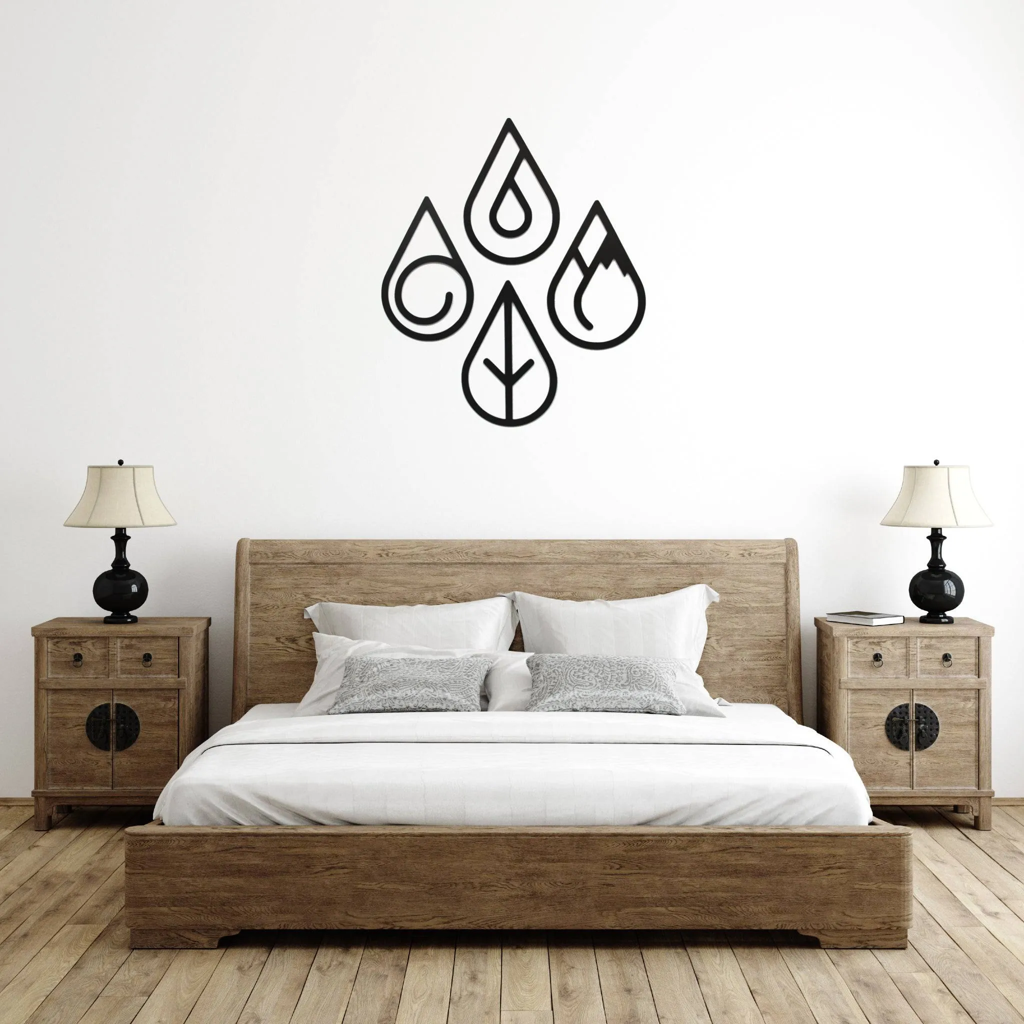 Four Elements - Metal Wall Art