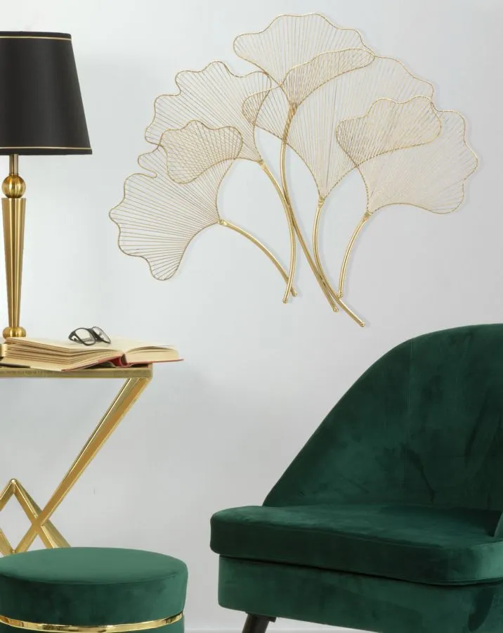 Glam Golden Leaf Wall Decoration