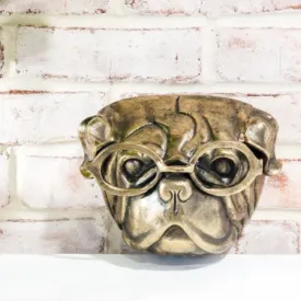 Gold Dog Wall Accent