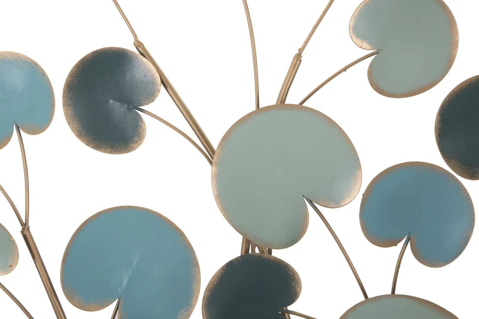 Golden & Blue Tree Wall Decor