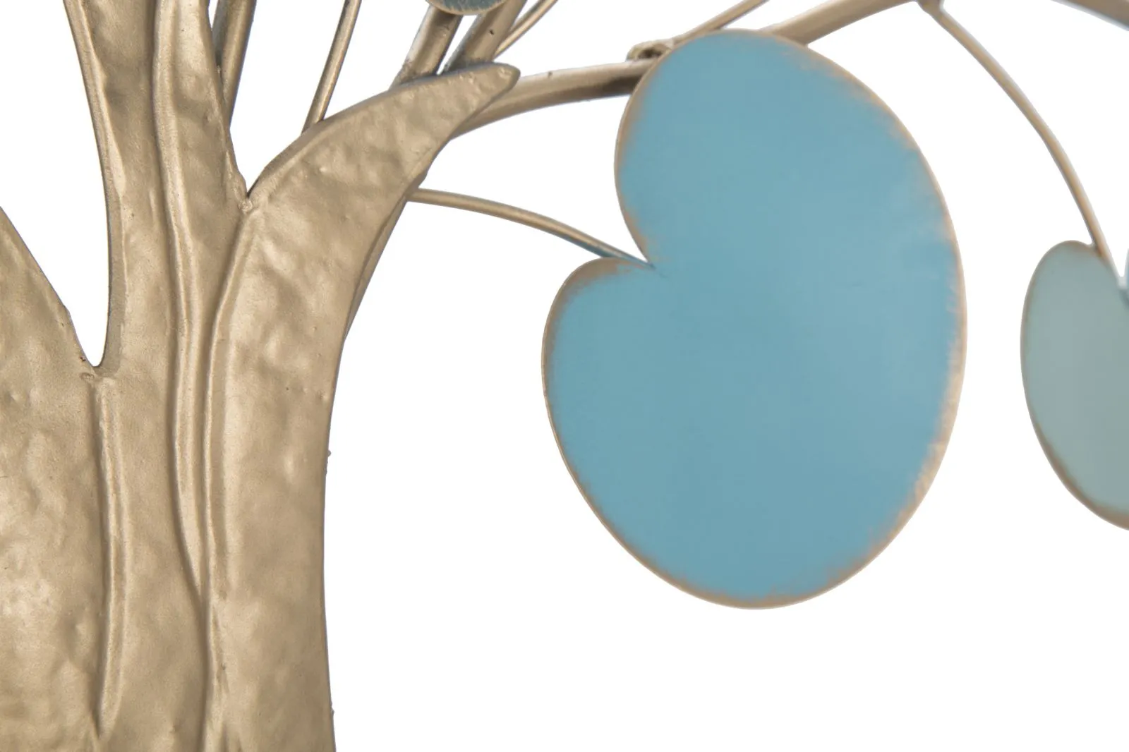 Golden & Blue Tree Wall Decor