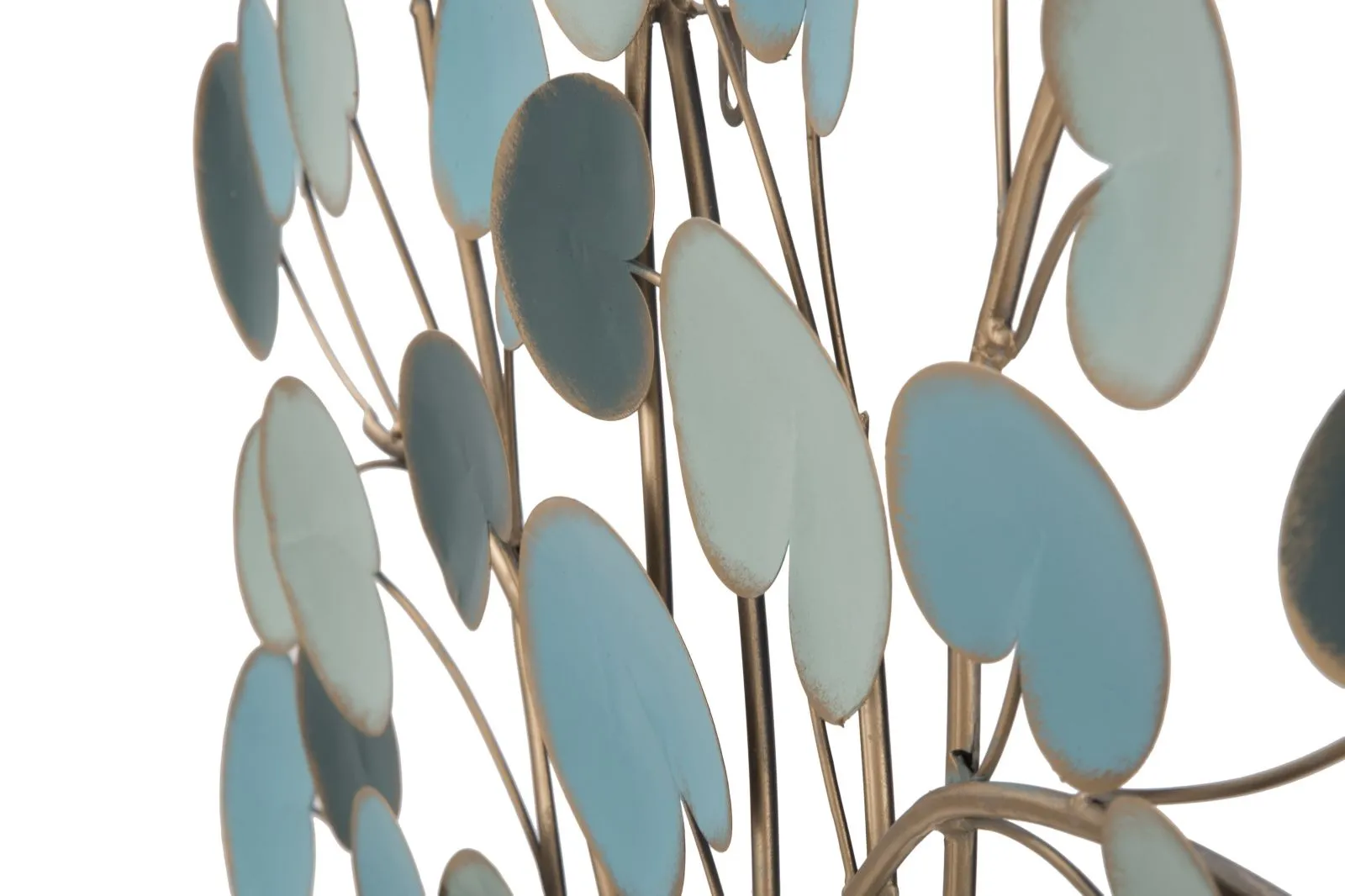 Golden & Blue Tree Wall Decor