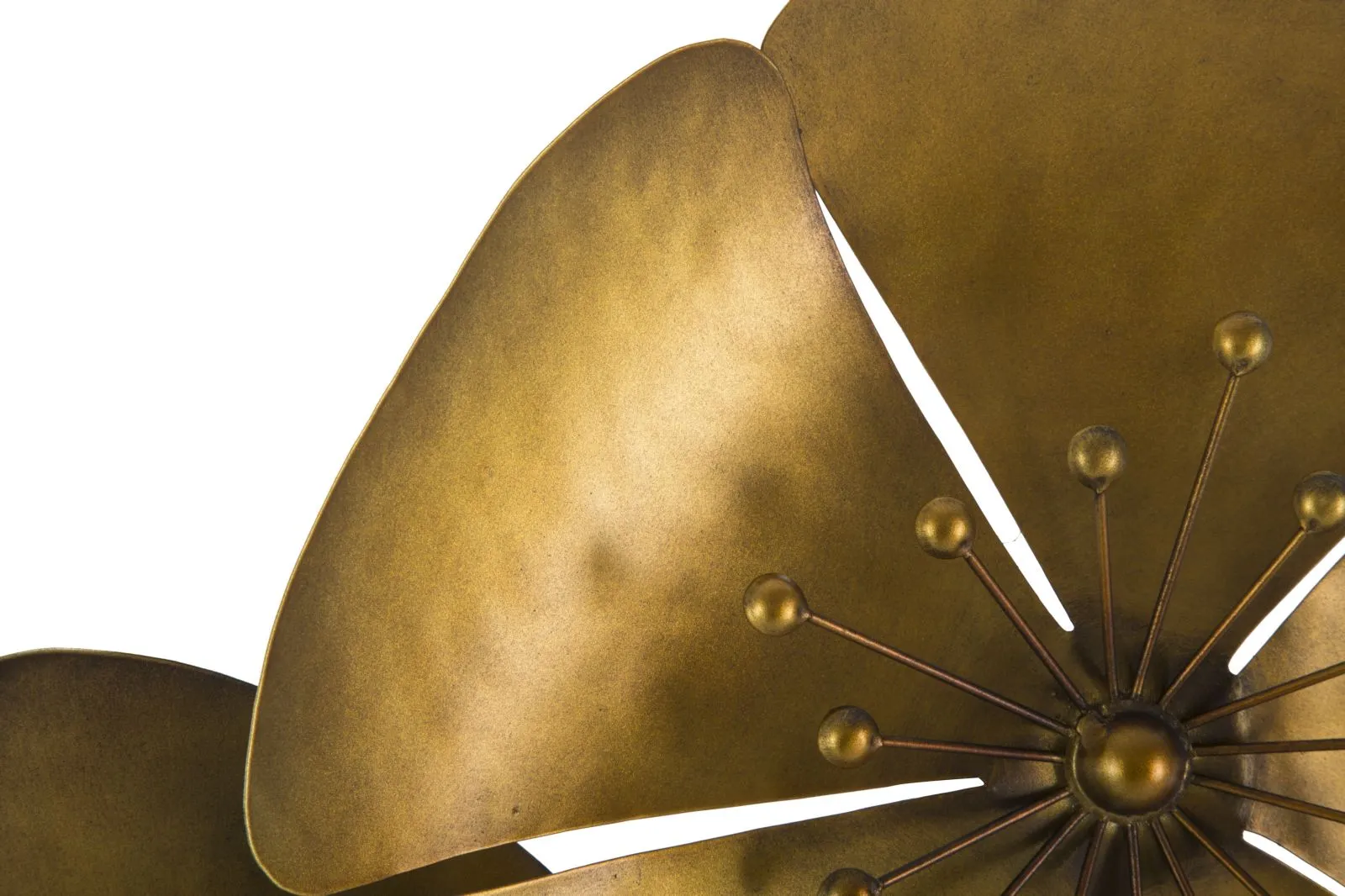 Golden Flower Wall Decor